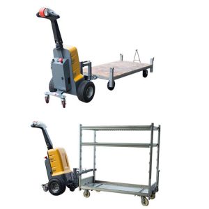 ISO9001 1200W 1500kg Industrial Electric Powered Tugger DC motor