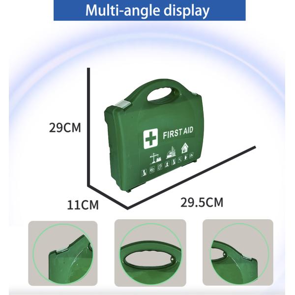Medium Work Place Survival HSE Emergency Medical Box Kit British Standard First Aid for 25-100 People at Work Place
