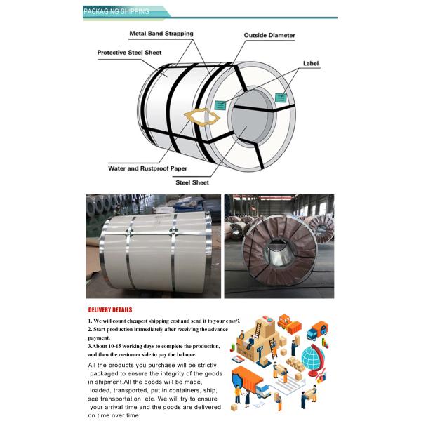 Steel 3D Wood PPGI Steel Coils in All RAL Colors 0.21-0.50mm