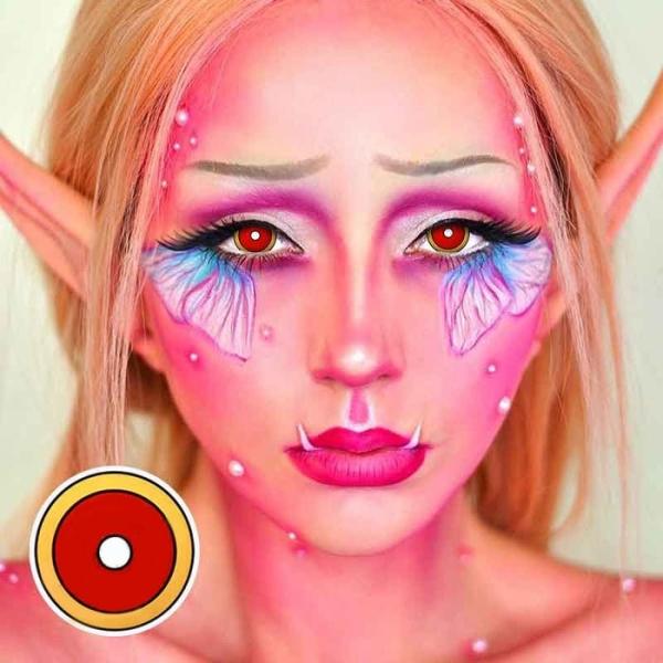 Buy Soft Halloween Cosplay Eye Contact Lenses Crazy Colored Silicone Hydrogel at wholesale prices