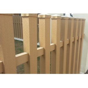 Quality Non - Toxic Ecology Composite Fence Posts For Backyards / Patio / Gazebo for sale
