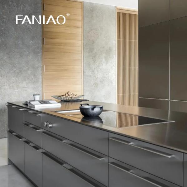Custom Stainless Steel Kitchen Cabinets With Modern Design For Industrial Amp Contemporary Look