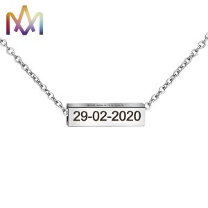 Hypoallergenic SUS316L Letter Name Necklace Choker