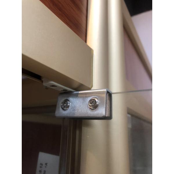 Smooth-Operating Glass Door Pivot Hinge Sets with Magnetic Catch Latch PSS/SSS Finish