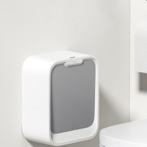 Household 7L Electric Dustbin Wall Mounted Intelligent Induction Dustbin