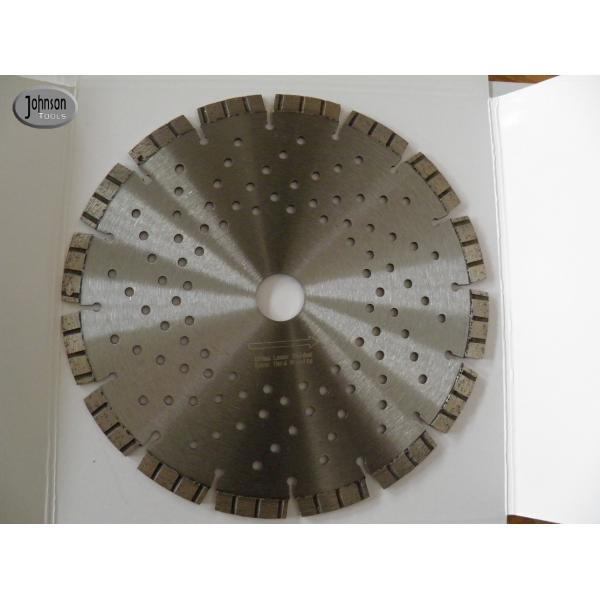14 Inch Diamond Concrete Cutting Blades With Decoration Holes , SGS / GB