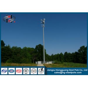 Q235 Broadcast Telecomminication Towers Monopole Antenna Poles Towers