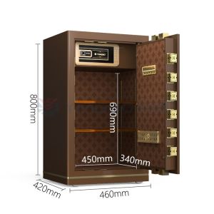 Quality Dual Alarm Smart Safe Box For Office Security H800mm YB/N7-80 for sale