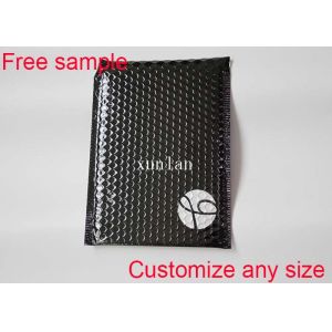 Any Size Logo Metallic Bubble Mailers 2 Sealing Sides With Light Bubble Linings