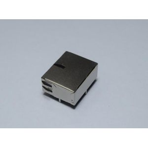 Quality Network RJ45 8 Pin Modular Connector 2 Port , Female RJ45 Shielded Jack for sale