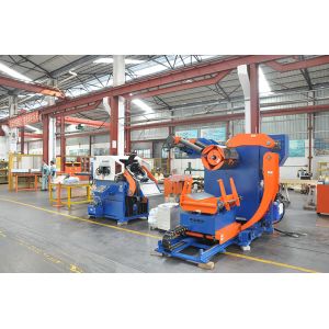 ISO Metal Sheet Straightening Machine Material Holder / Punch Feeding Equipment