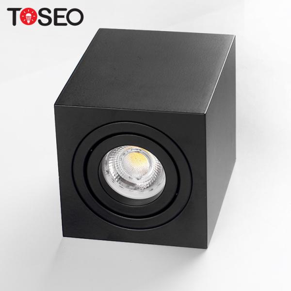 Buy Ra90 6W Surface Mount Adjustable Downlight GU10 Black Pure Aluminium at wholesale prices