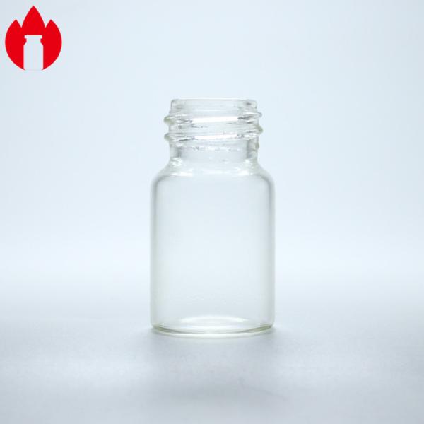 5ml Clear Screw Mouth Glass Vial With Aluminum Cap