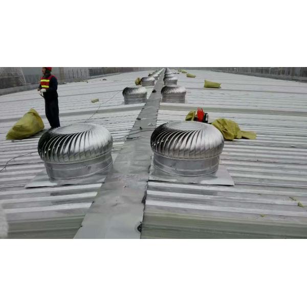 Source Factory Stainless Steel Roof Ventilating Fan Without Power Wind Drive Poultry Pig Farm Turbine Roof Exhaust Fans
