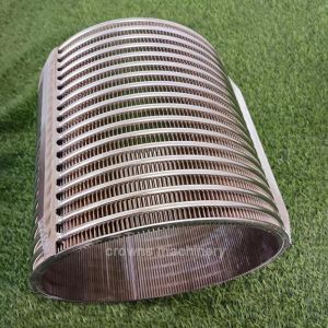 0.2mm Gap Welded Wedge Wire Screen Sieve Pipe Bend Screen Johnson Well Filter