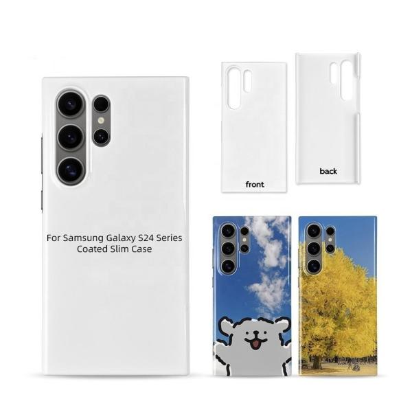 PC Coated Sublimation Slim Phone Cases For Samsung S24 S25 S23 S22 Plus Ultra