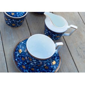 HS 6911101900 Bone China Decal Fine Porcelain Coffee Set