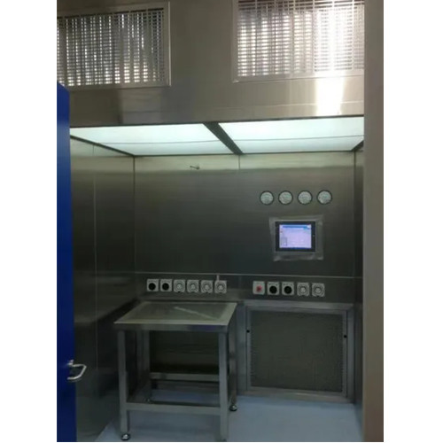 Customized Capacity Dispensing Booth Featuring H13 F6 G3 Filtration Step And F8
