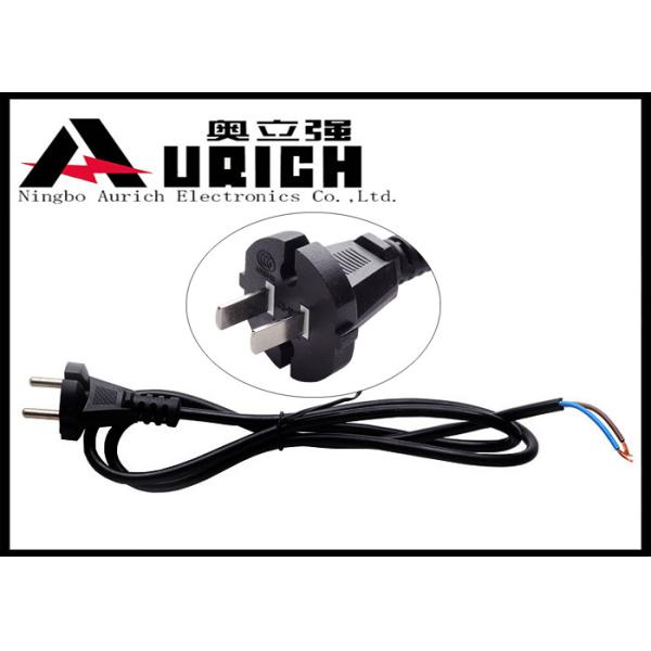 CCC Standard 2 Pin AC Plug Power Extension Cable For Electrical Equipment