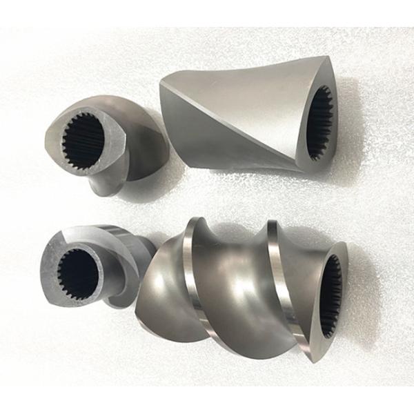 Buy 2-4 Flighted High Transition Extruder Screw Elements Kneading Block at wholesale prices