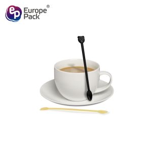 China High quality mini eco-friendly 128mm disposable coffee stirring spoon on sale