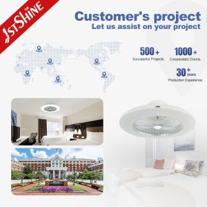 1stshine LED Ceiling Fan Smart Remote and 6 Speeds Ideal for Low Ceiling