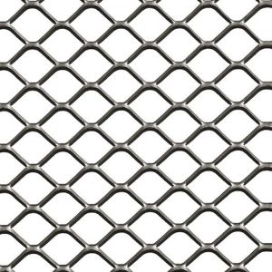 Diamond Hole Expanded Aluminium Mesh , Square Expanded Metal Anodise Surface