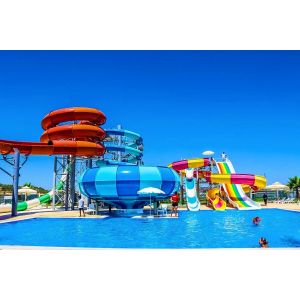 Water Park Swimming Pool Fiberglass Aqua Spiral Tube Slide