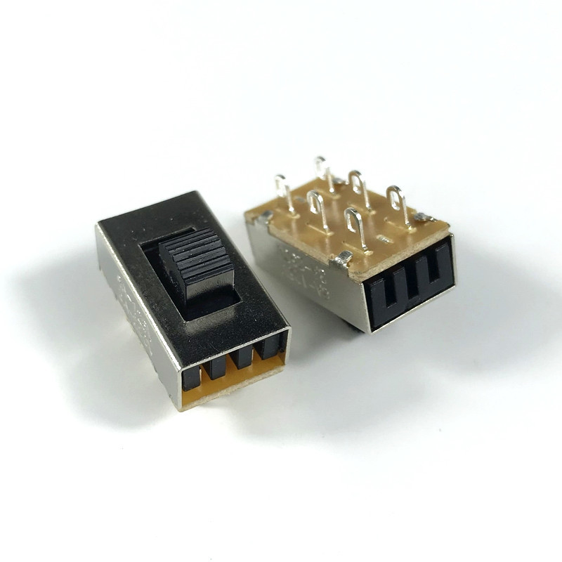 Quality 6 Pin 2P2T AC250V 1.5A HSV Knob On Off Toggle Switch for sale