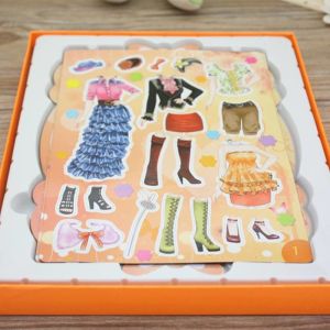 School Kids Puzzle Games Custom Magnetic Puzzle Set Odorless