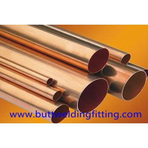 JIS GB CuNi 70/30 Seamless Copper Nickel Pipe / Water Heater Tube