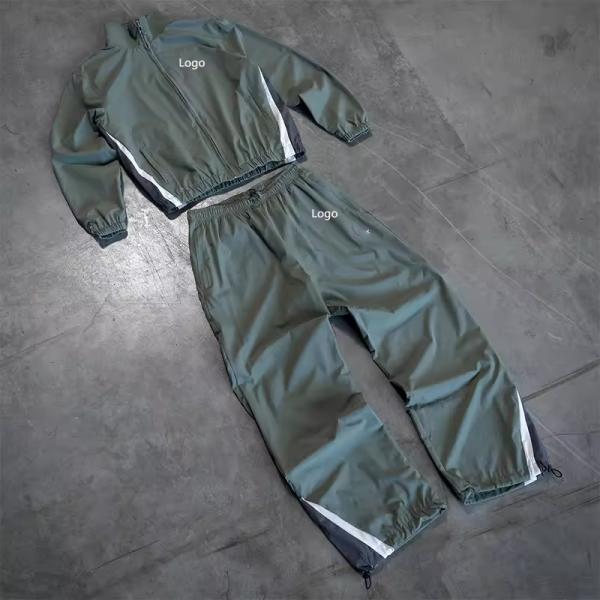 Clothing Manufacturers Custom Blank Activewear Windbreaker Embroidery logo Zip