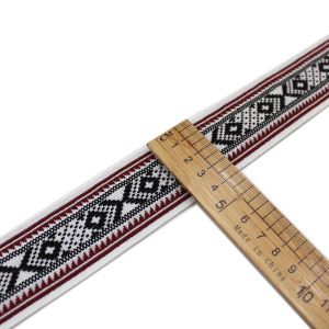 Garment 4cm Bohemia Jacquard Ribbon Trim