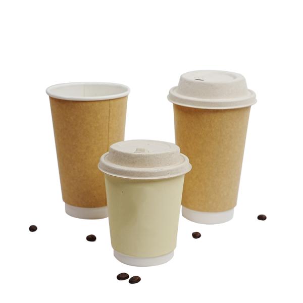 Disposable takeaway paper cup wholesale customized biodegradable hot cold drink coffee cup
