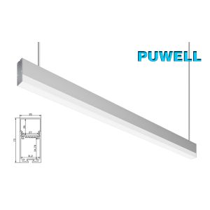 IP44 24W LED Linear Suspension Light For Restaurant