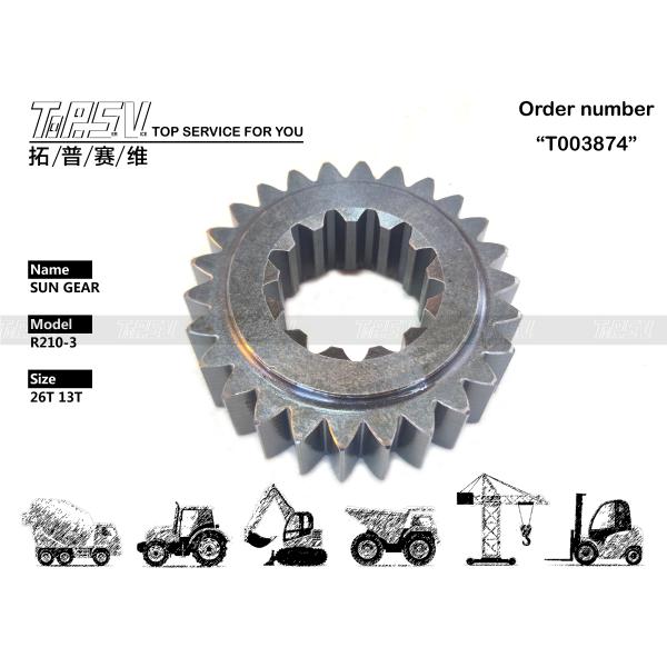 Depends On Size R210-3 Excavator Swing 1 Stage Sun Gear for Dependable