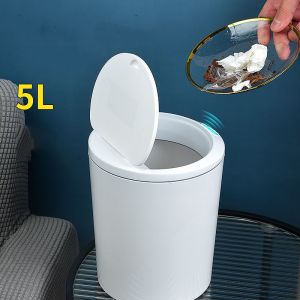 Smart Sensor Automatic Kitchen Plastic Garbage Waste Bins With Sensor Trash Bin