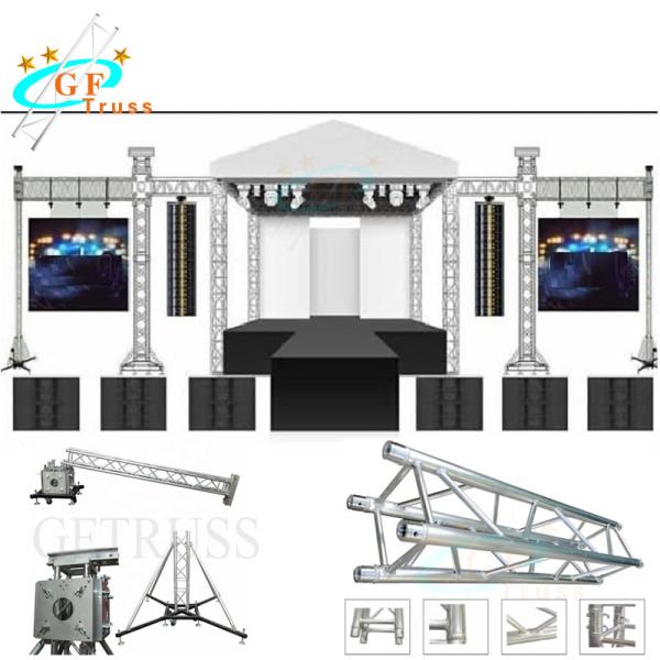 Buy Easy Setup Banquet DJ Lighting Aluminum Roof Truss System at wholesale prices