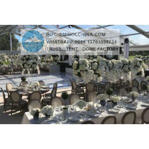 650g/Sqm Coated Pvc Clear Roof Outdoor Wedding Tent 15*20m