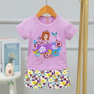 Home Childrens Character Pyjamas With Printing Little Girl