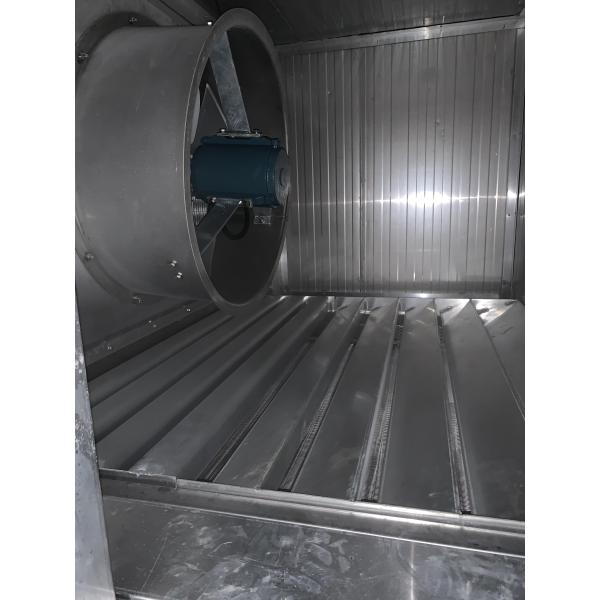 Dimension Customized Tunnel IQF Freezer , Rapid Cooling Quick Freeze Machine