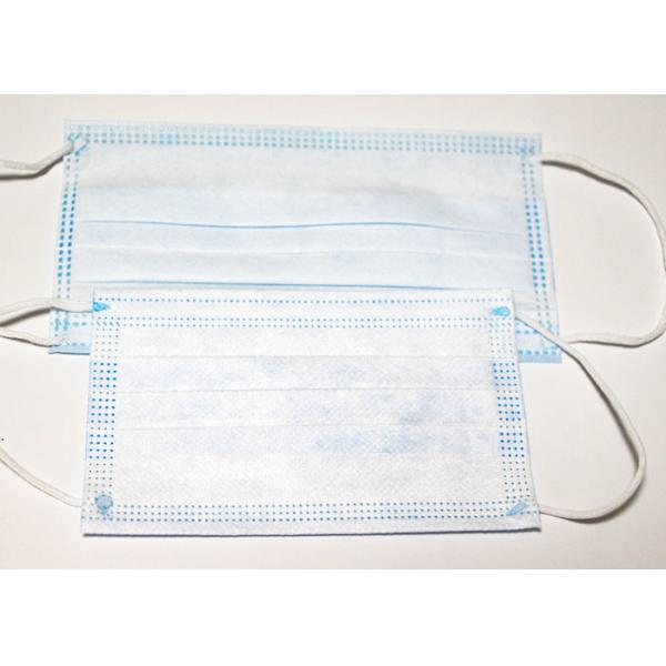 Buy Antibacterial 3 Ply Disposable Face Mask Humidity Resistant Dust Protection at wholesale prices