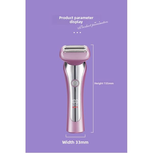 ANBOLIFE Electric Shaver for Women with Digital Display Full Body and Underarm Hair Removal Device