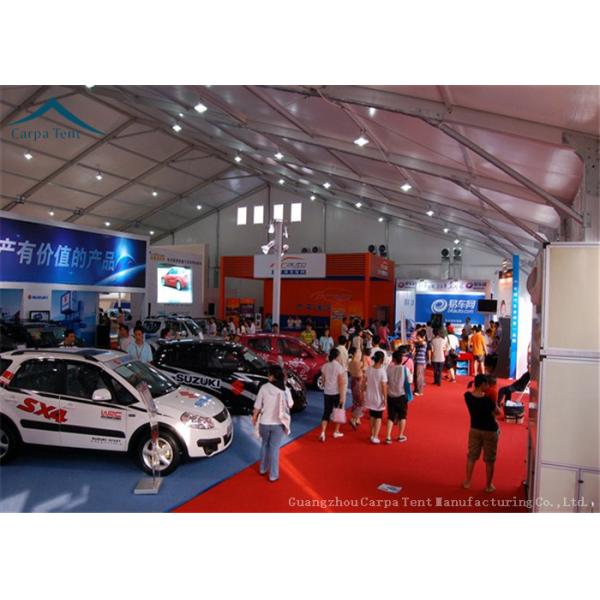 20m Width Canton Fair Exhibition Tents Pavilion Tent 650g/m2 Translucent PVC Fabric