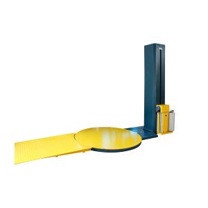 Automatic Conveyorized Turntable Stretch Wrapping Machine Pallet Stretch Film