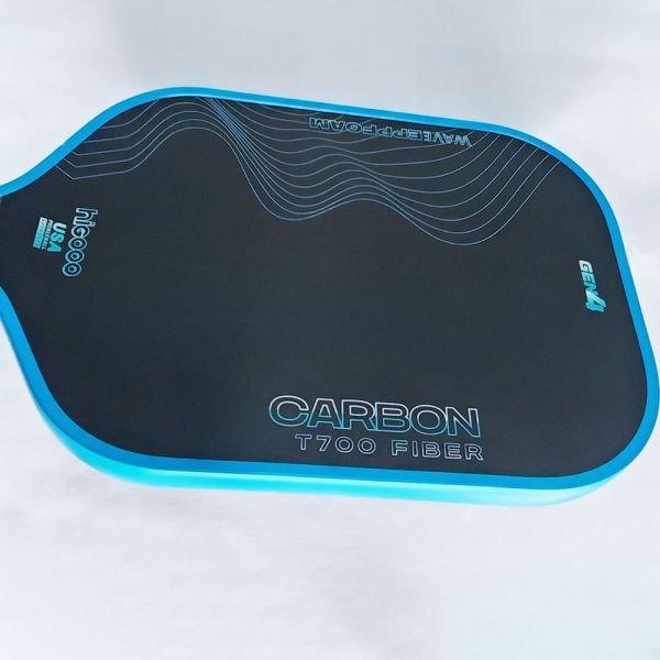 HIGOOO GEN4 Wave Foam Core Pickleball Paddle Trufoam 16mm Toray Carbon Fiber Pickleball Paddle Rough Surface Durable