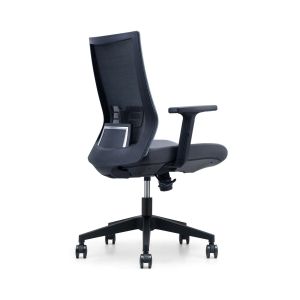 Modern Design Style Fabric Mid-back Mesh Office Executive Chair with 2D Arm