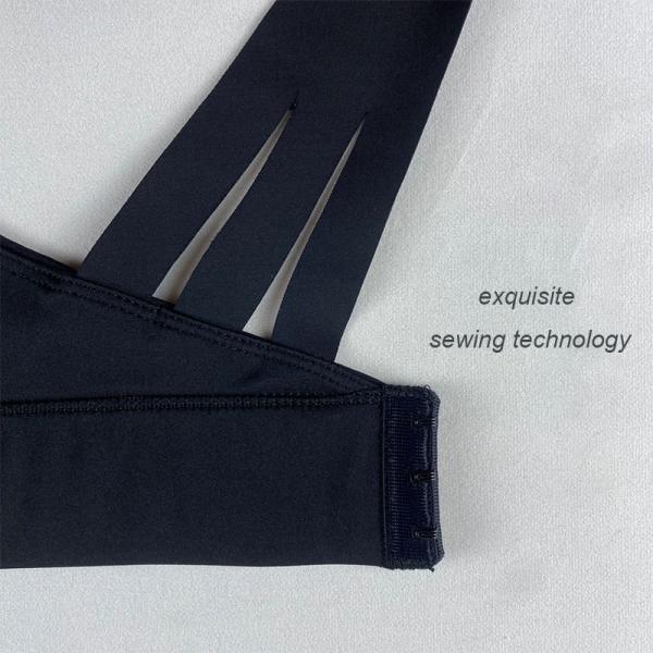 Fitness Crop Top Cross Back Bra Plus Size Shockproof Longline Underwear