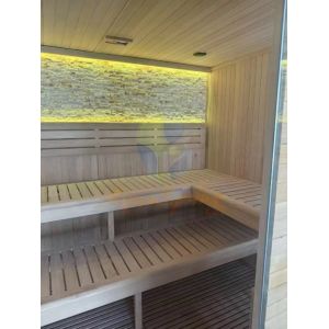 Home Multi Person Steam Sauna Rooms Durable With Electric Stove