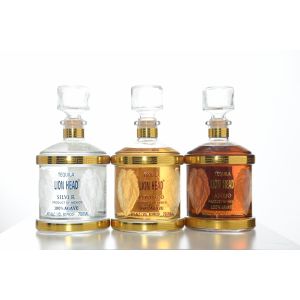 Tequila Frosted Glass Bottle/Frosting/ Hot Stamping/Hollow Stoppers